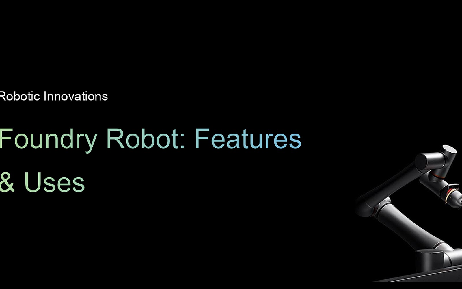 Foundry & Metal Casting Robot Financing